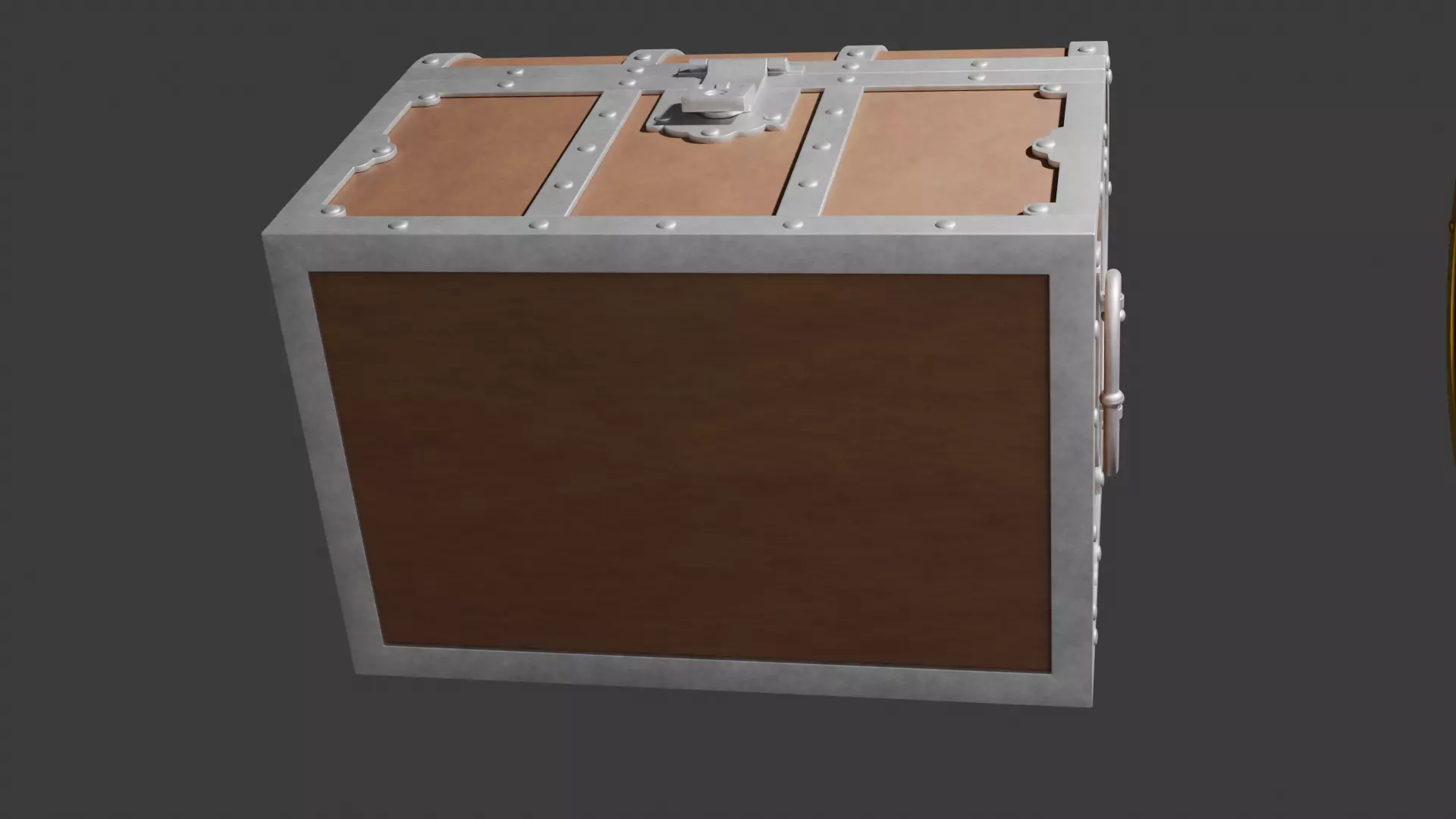antique chest 3D print model_4