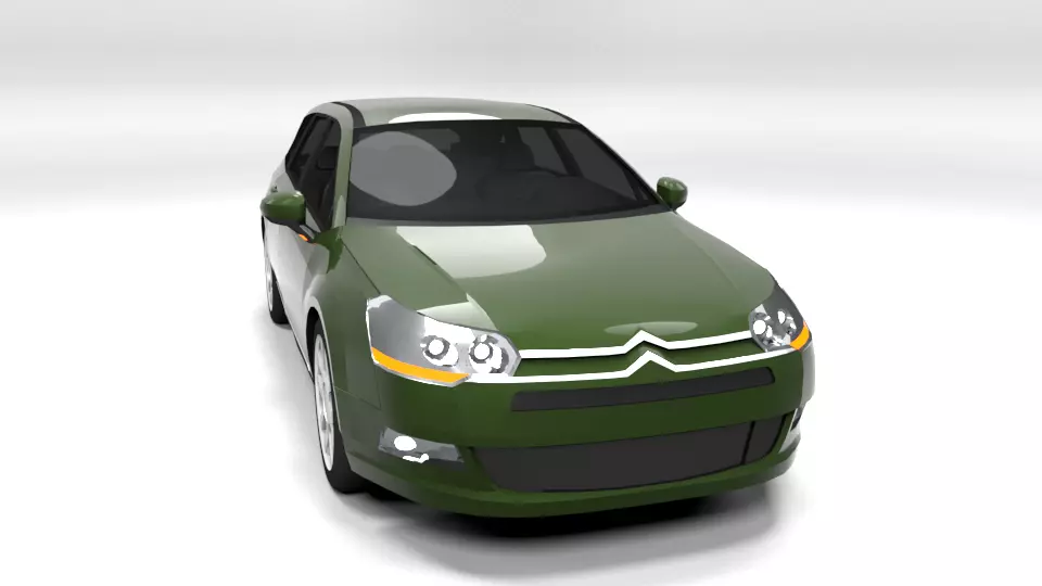 CITROEN C5 VARIANT 2009 LOWPOLY Low-poly 3D model