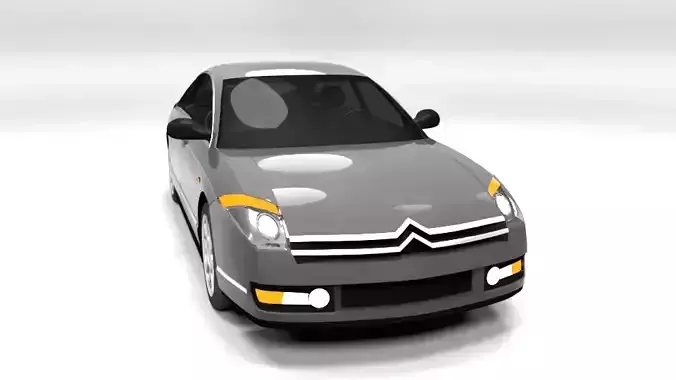 CITROEN C6  LOWPOLY Low-poly 3D model