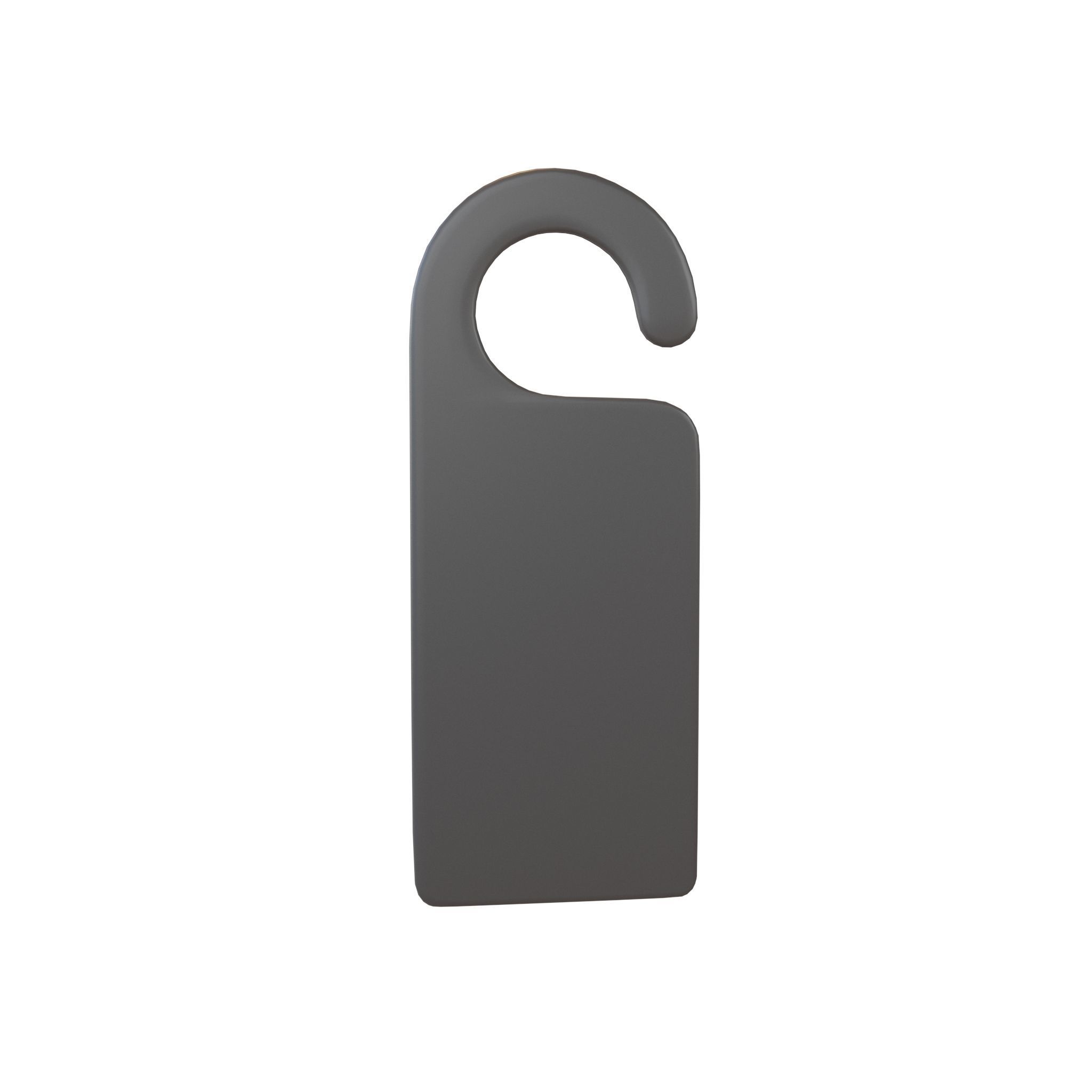 Door Handle Hanger v1 002 Low-poly 3D model_0