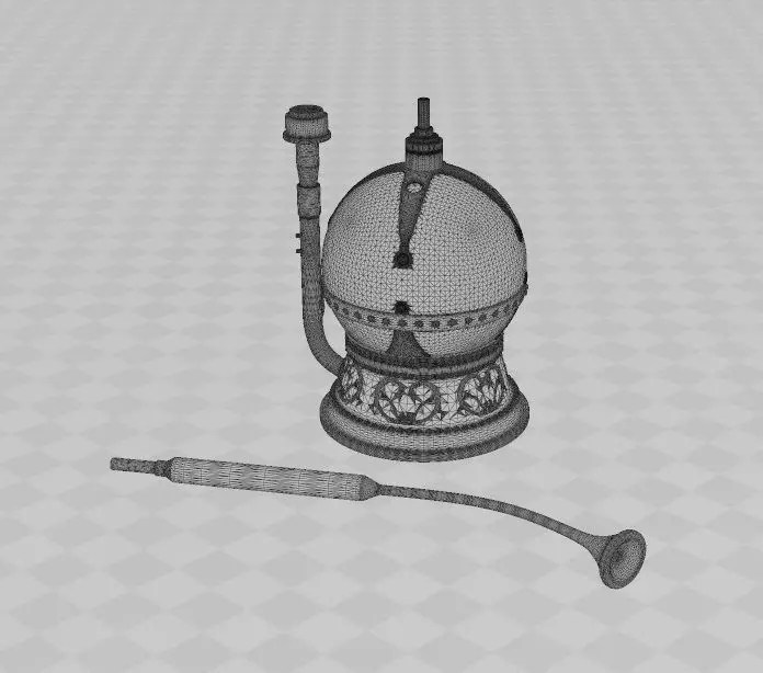 Jabba the Hutt - Hookah Split Version 3D print model_0