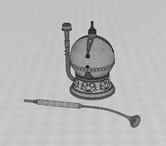 Jabba the Hutt - Hookah Split Version 3D print model