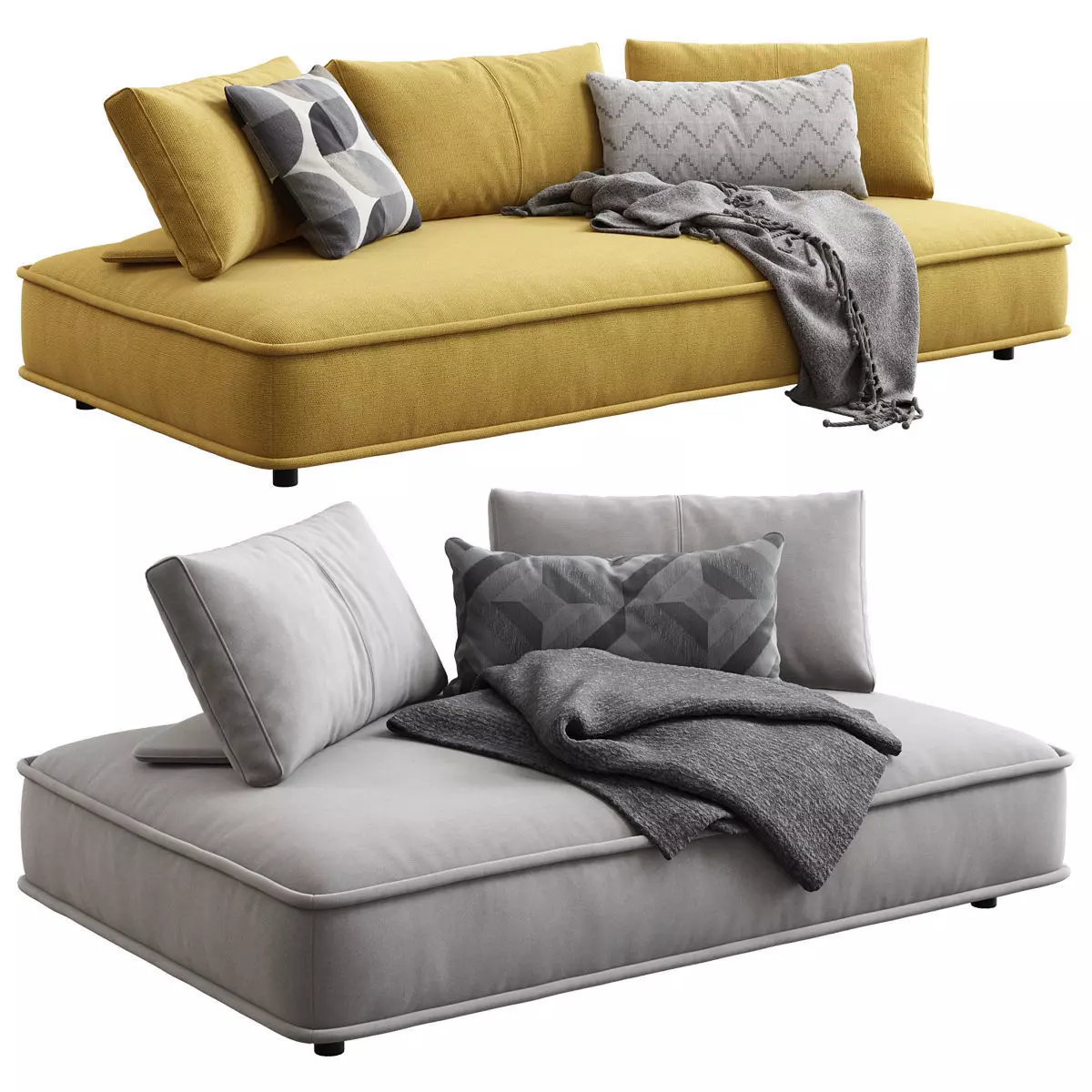 Roche Bobois Escapade Large Sofa 3D model