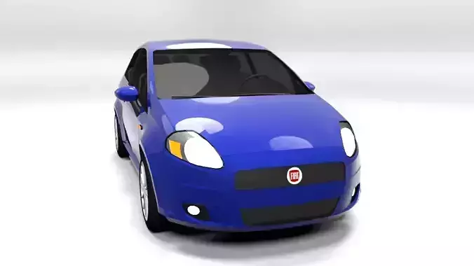 FIAT GRANDE PUNTO 3DR LOWPOLY