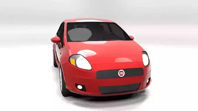 FIAT GRANDE PUNTO 5DR LOWPOLY