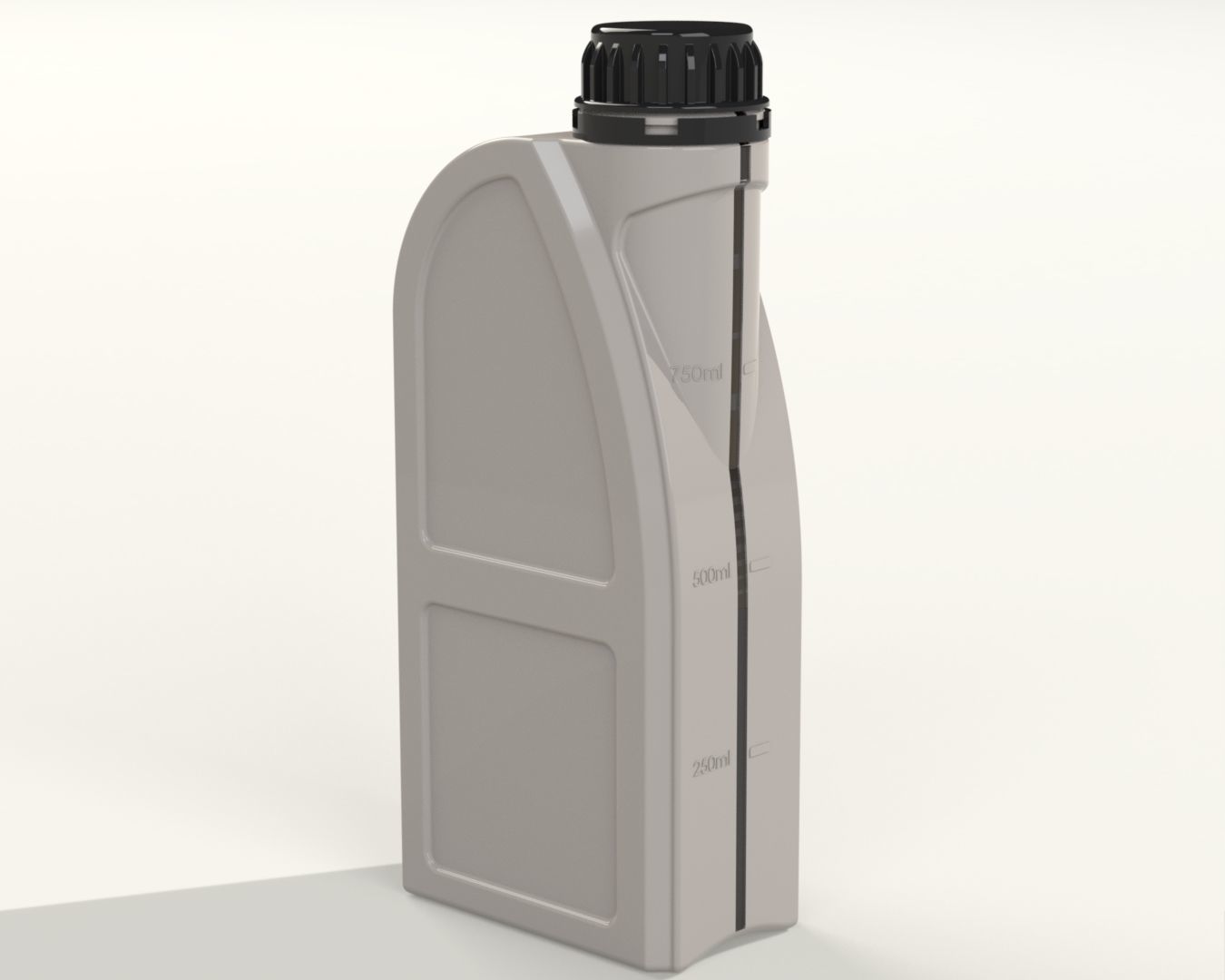 Plastic Bottle Oil Car Engine 1L 3D print model_9