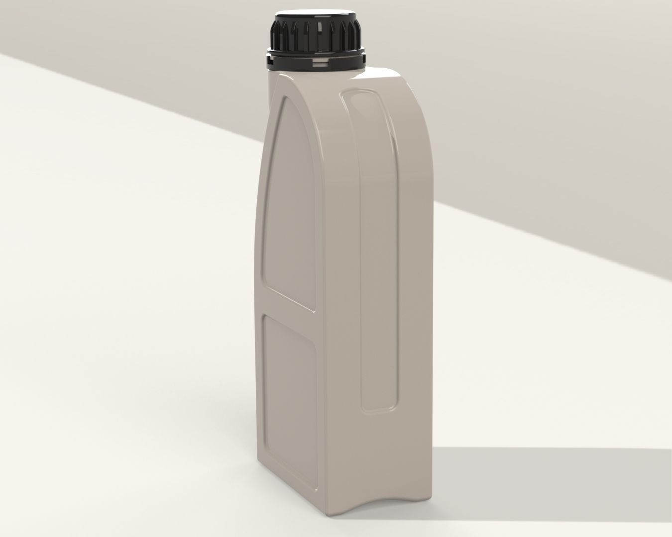 Plastic Bottle Oil Car Engine 1L 3D print model_10