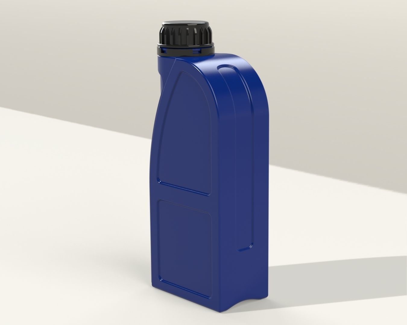 Plastic Bottle Oil Car Engine 1L 3D print model_11