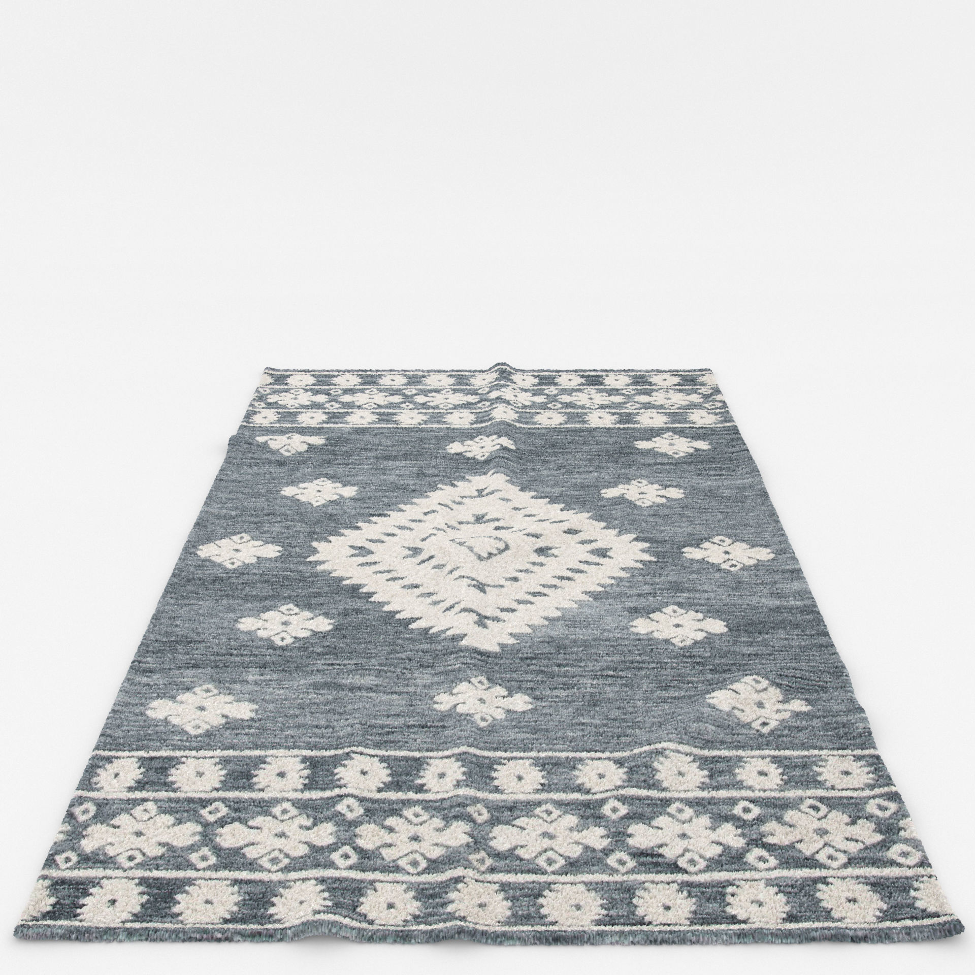 Rugs No 187 Low-poly 3D model_7