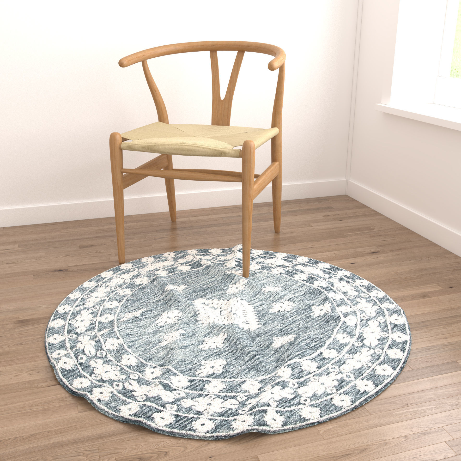 Rugs No 187 Low-poly 3D model_3