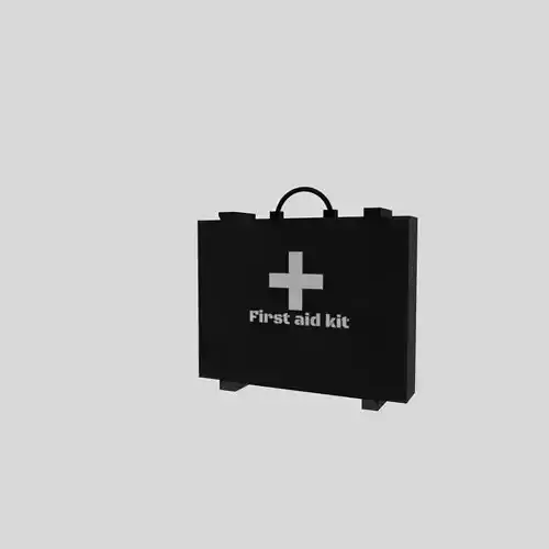 First aid kit Free low-poly 3D model First aid kit Free low-poly 3D model