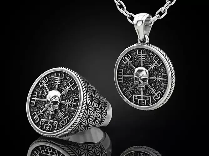 Vegvisir skull Collection 