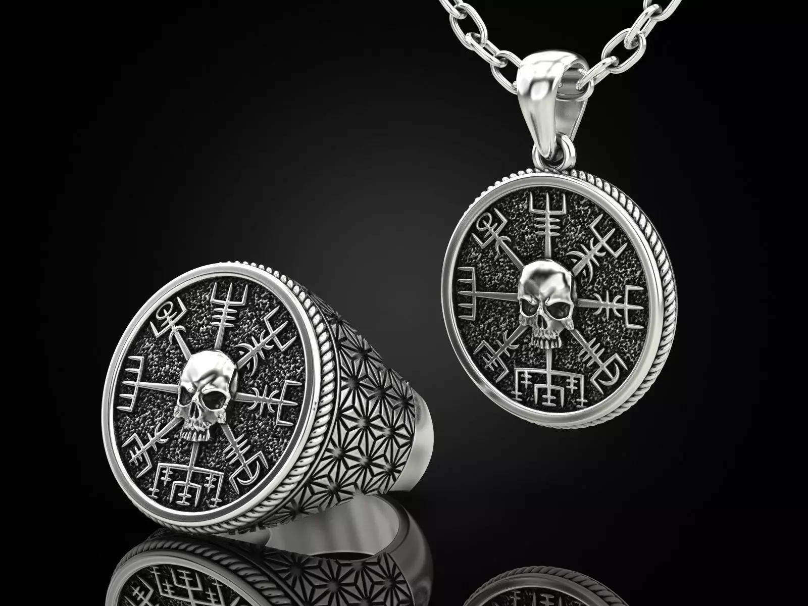 Vegvisir skull Collection _0