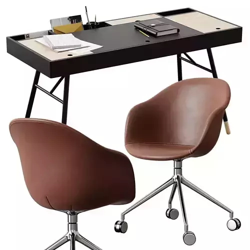 BoConcept Cupertino Table And Adelaide Chair