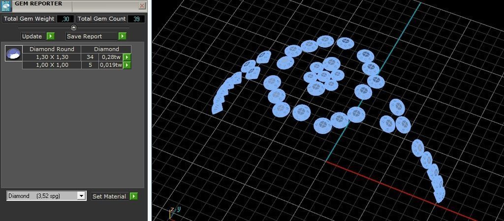 507 Ring with hearts 3D print model_10