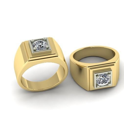 503 Man ring 3D print model_2