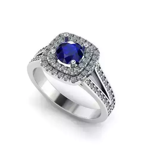 497 Ring with round stones