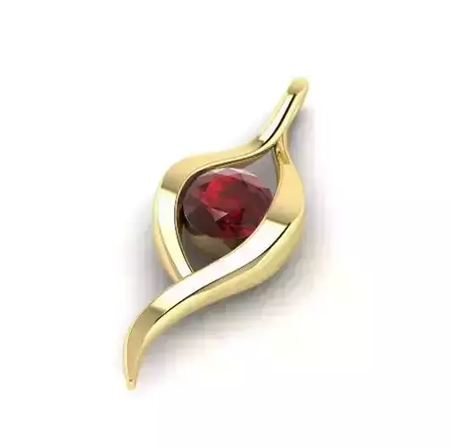 485 Pendant with one stone