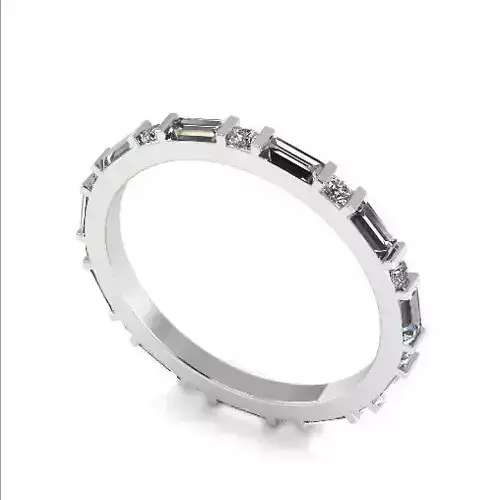 479 Ring with baguette stones