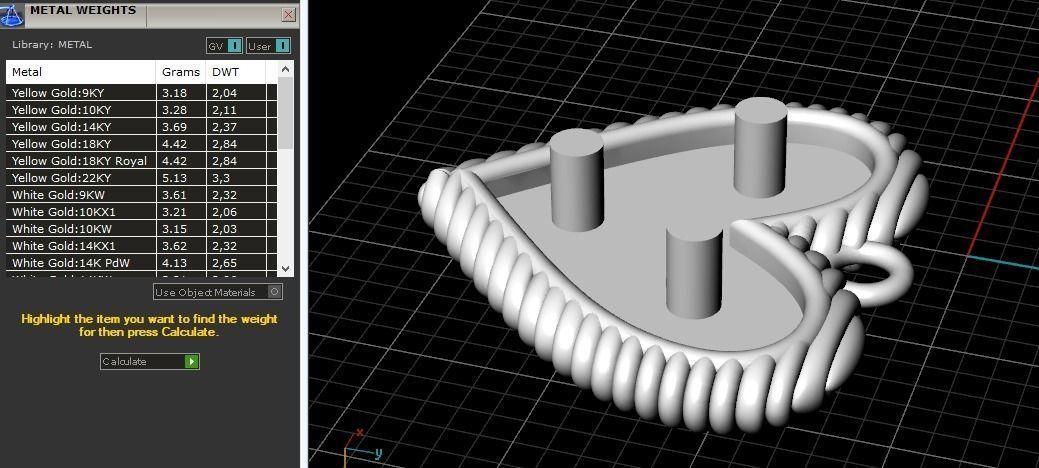 477 Heart pendants 3D print model_8