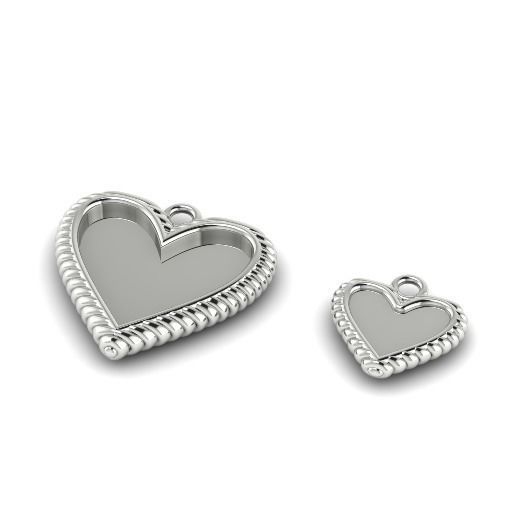 477 Heart pendants 3D print model_2