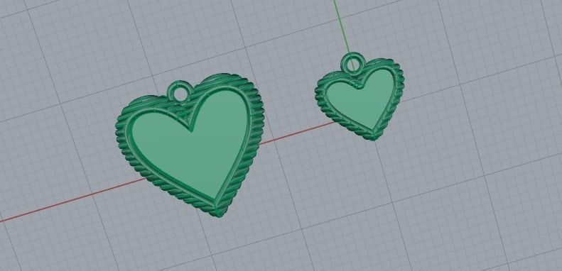 477 Heart pendants 3D print model_7