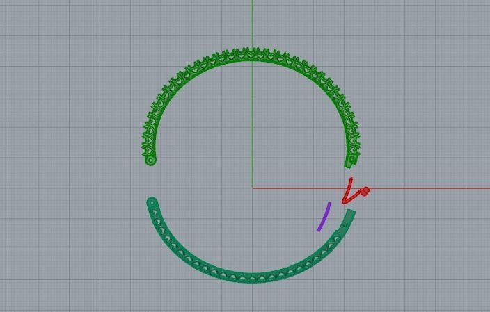 476 Bracelet with stones 3D print model_8