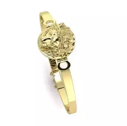 472 Bracelet lion 3D print model