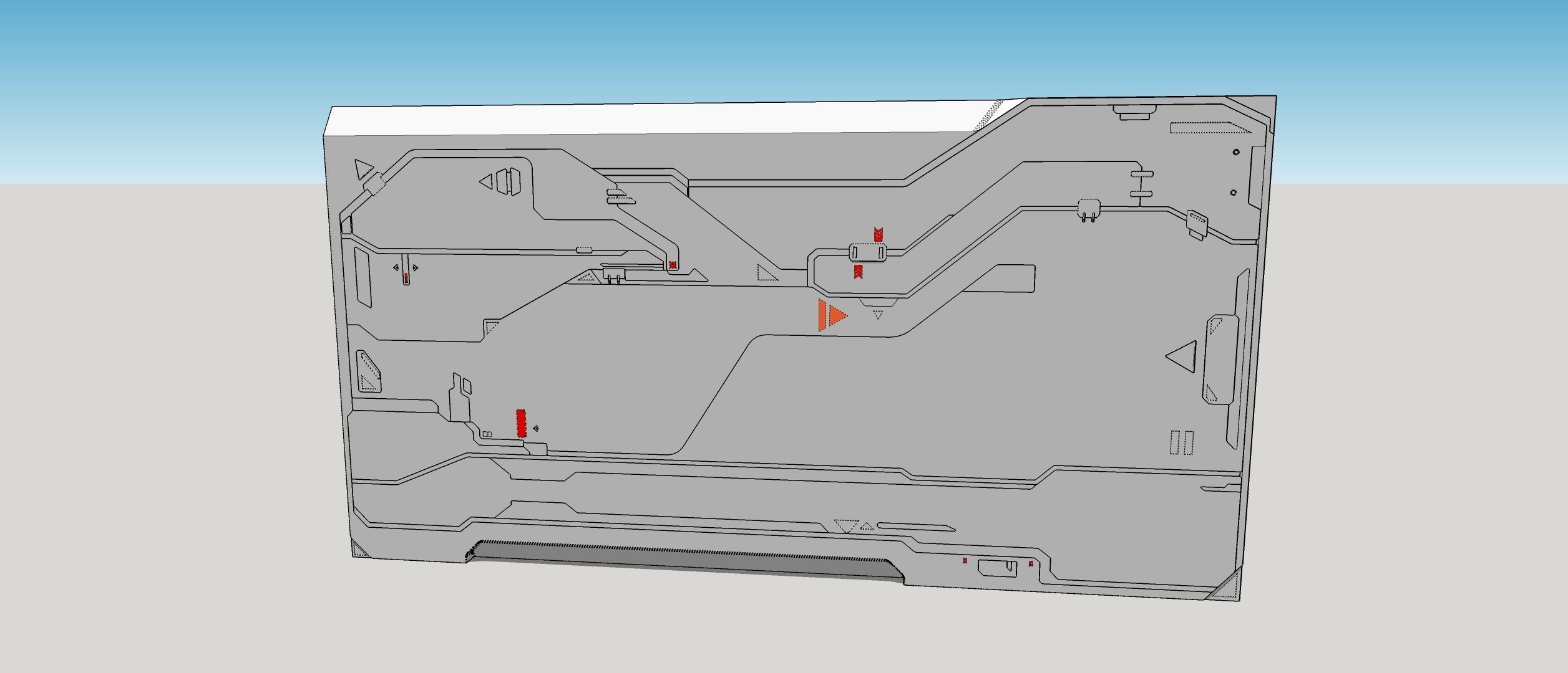 sci-fi Architecture kitbash 33 3D model_14