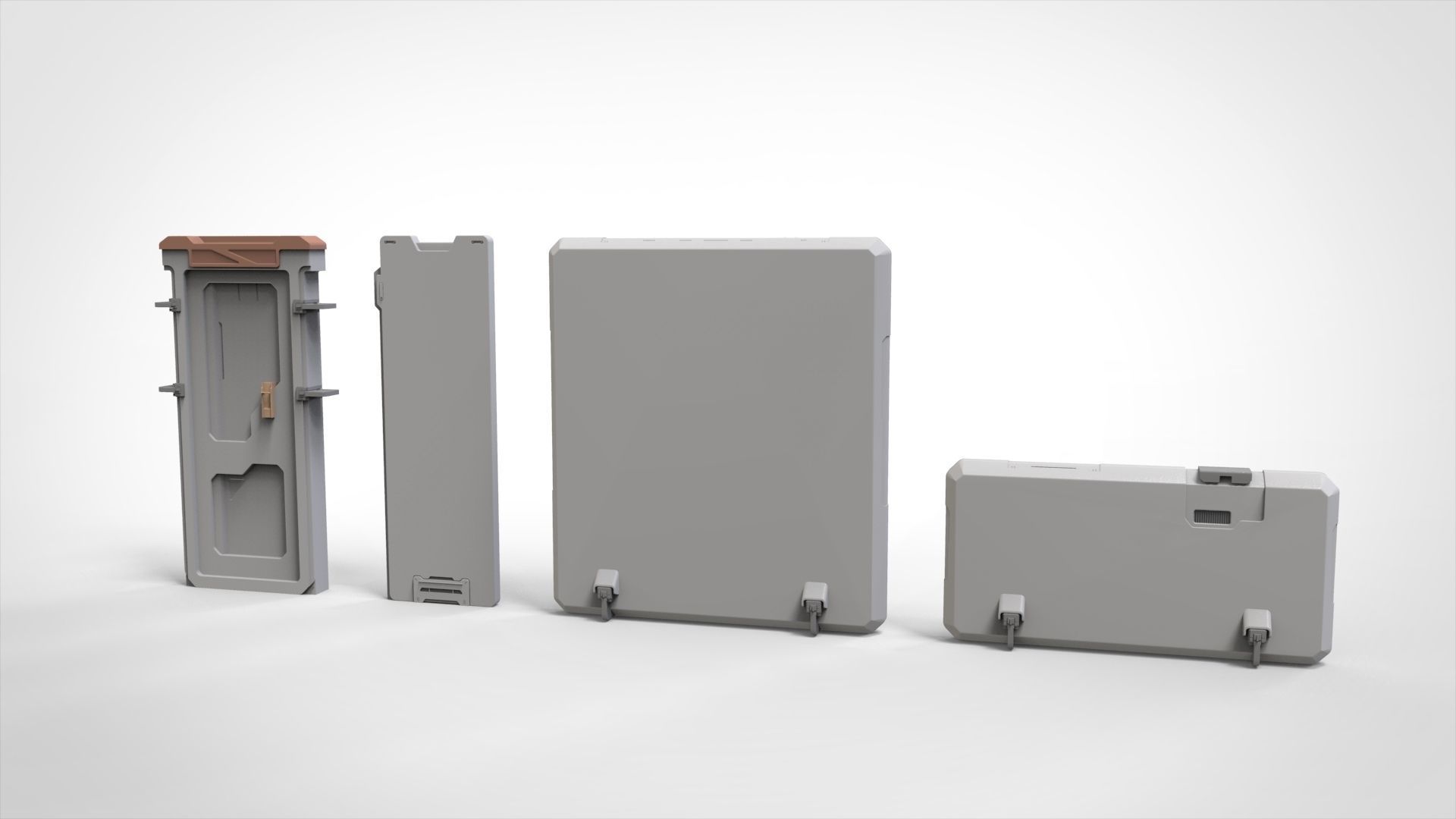 sci-fi Architecture kitbash 33 3D model_19