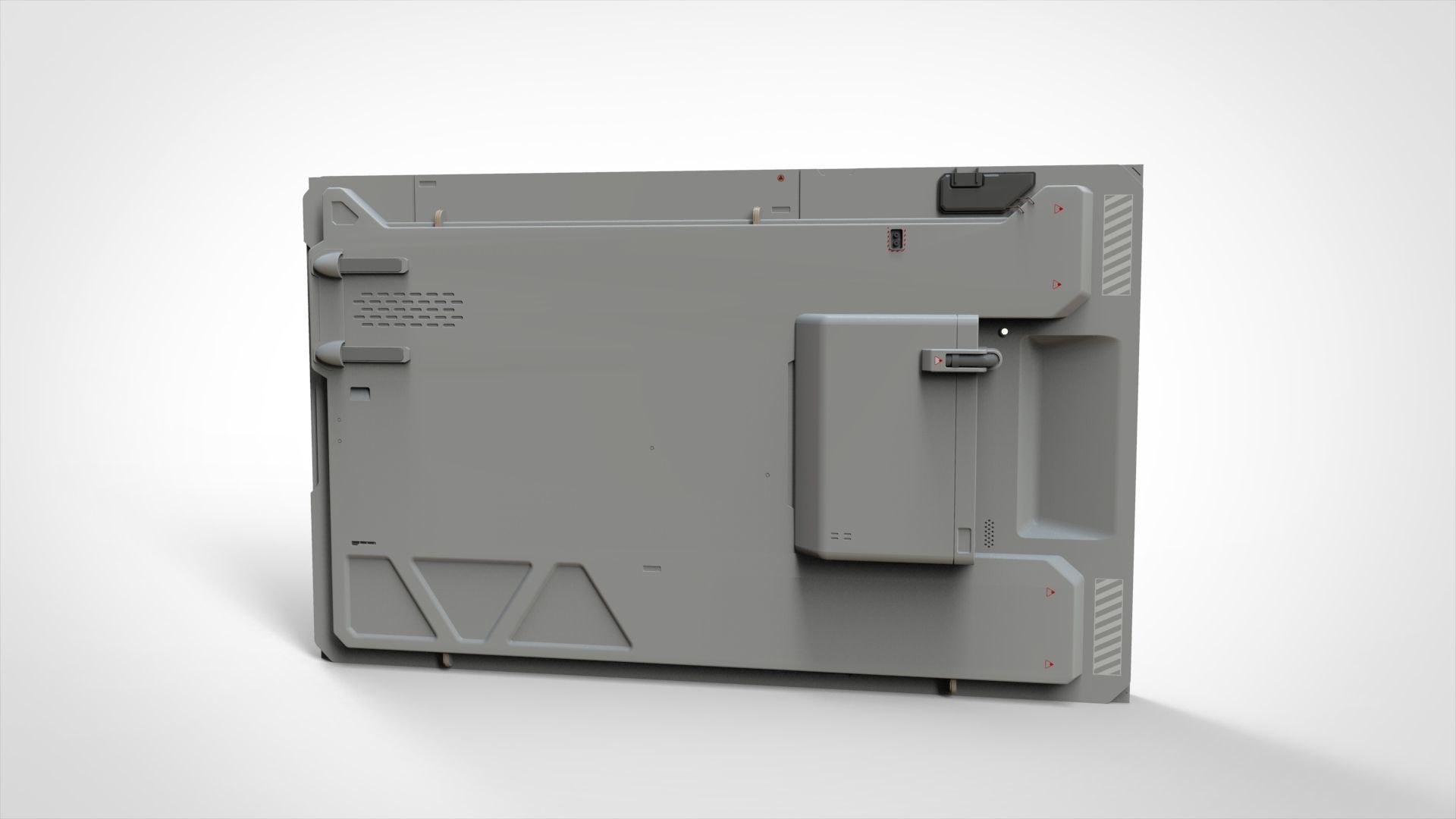 sci-fi Architecture kitbash 33 3D model_9