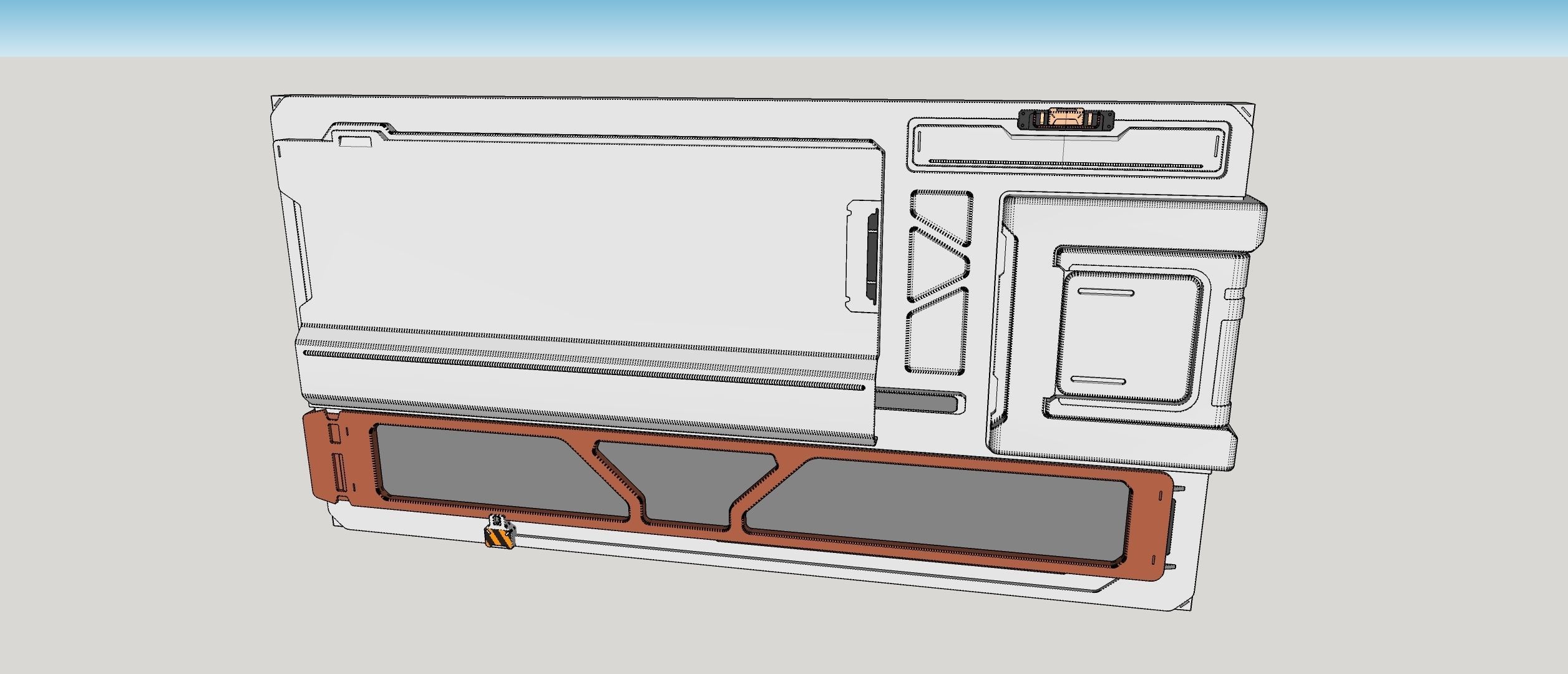 sci-fi Architecture kitbash 33 3D model_8