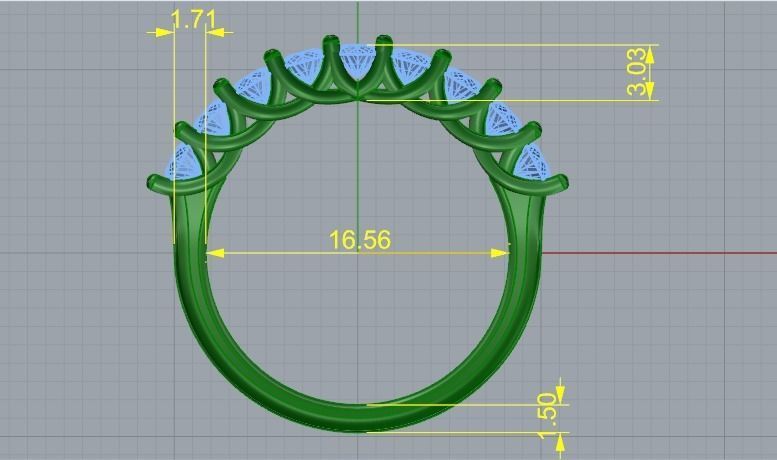 467 Ring 3D print model_4