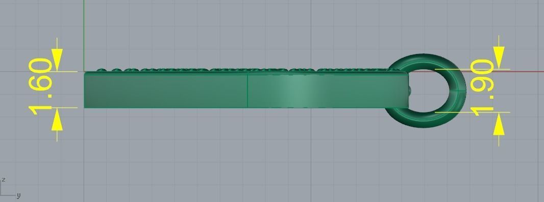 463 Pendant in the shape of a heart 3D print model_6