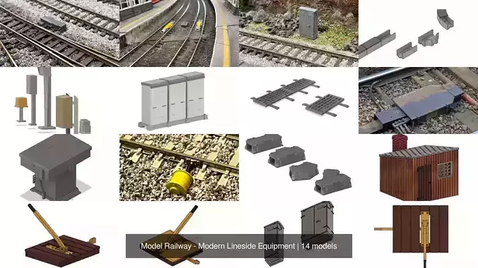 Model Railway - Modern Lineside Equipment