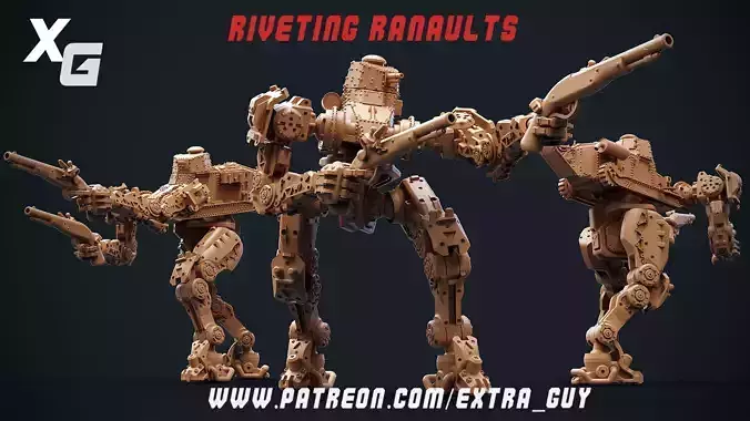 Reviting Renault 3d Print Over 100 mm