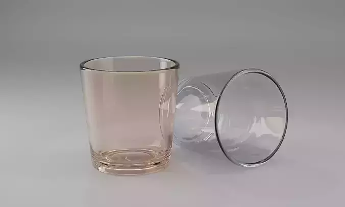 Glass water 3D model