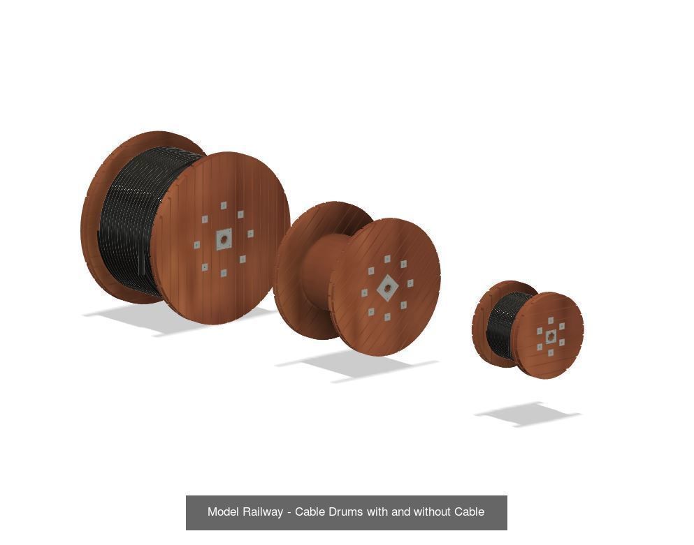 Model Railway - Industrial Items 3D Model Collection_15