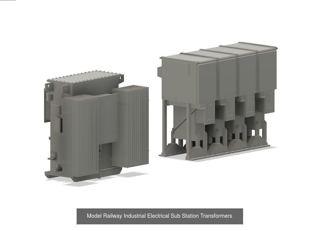 Model Railway - Industrial Items 3D Model Collection_13