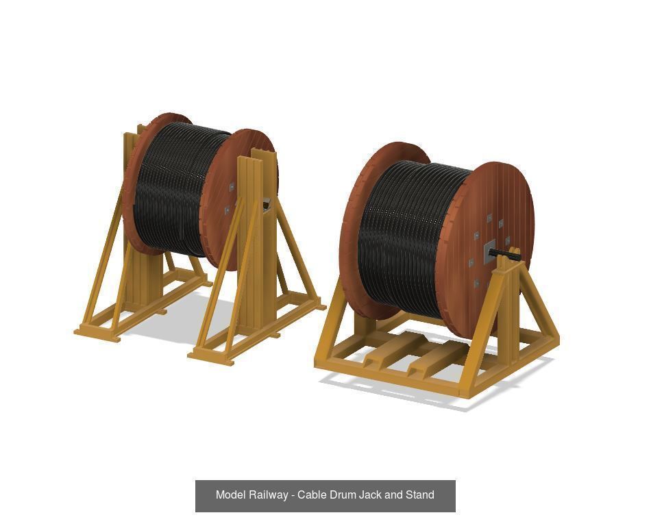 Model Railway - Industrial Items 3D Model Collection_16