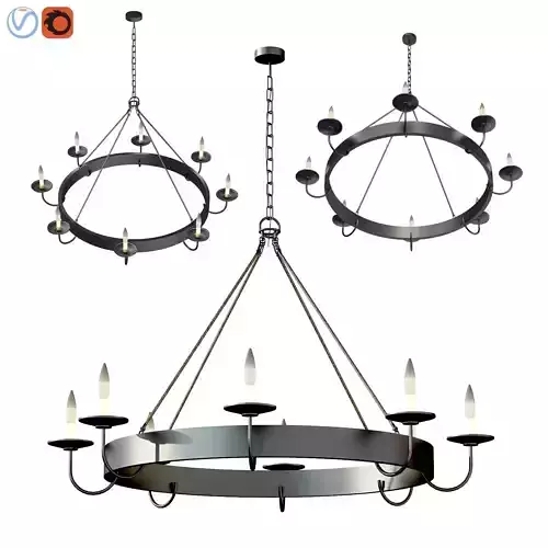 Napa Wine Barrel Chandelier