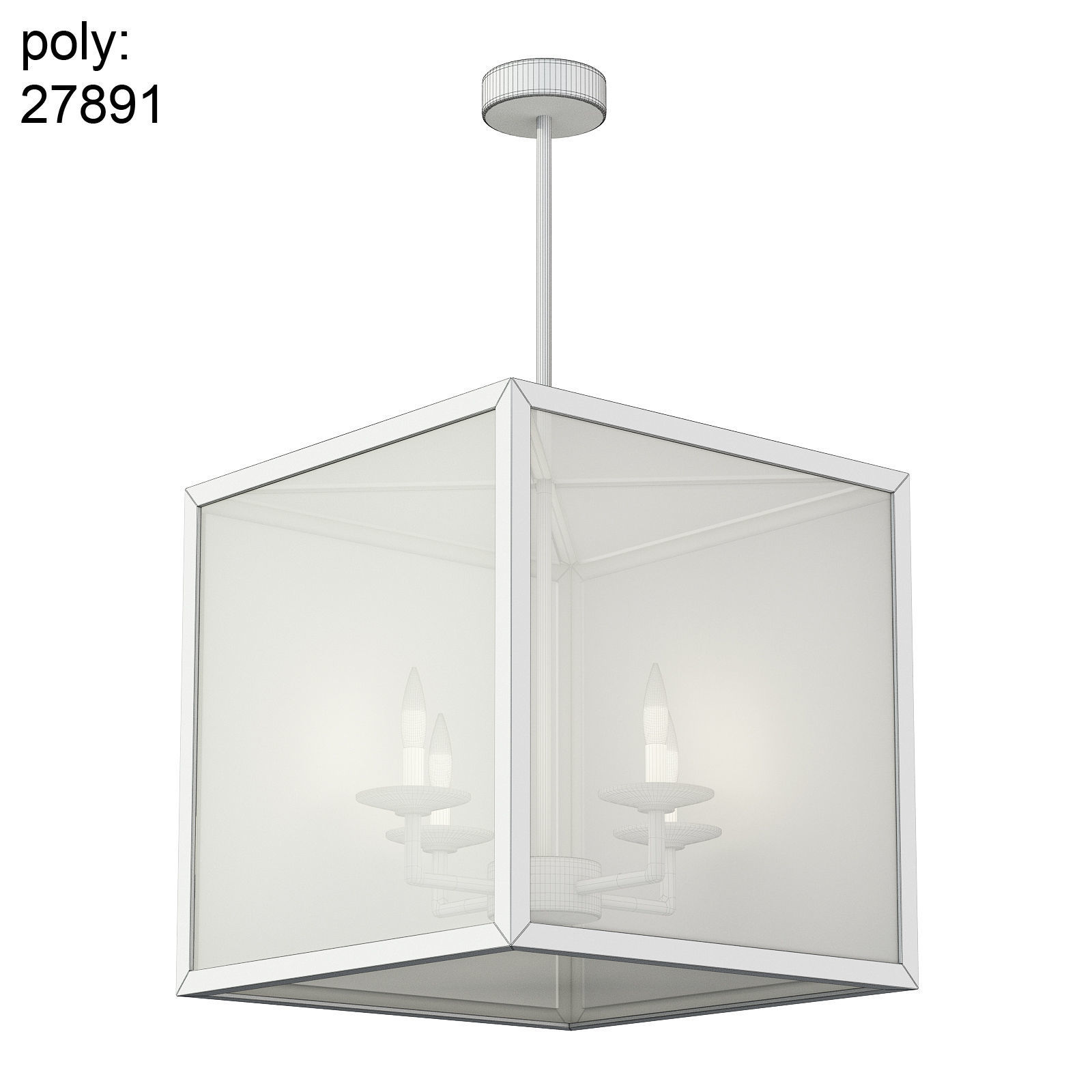 Manor IndoorOutdoor Glass Pendant 3D model_1