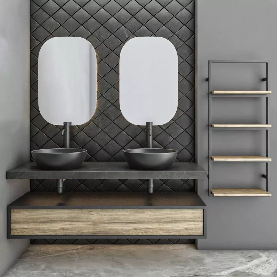 bathroom set 15 3D model_0