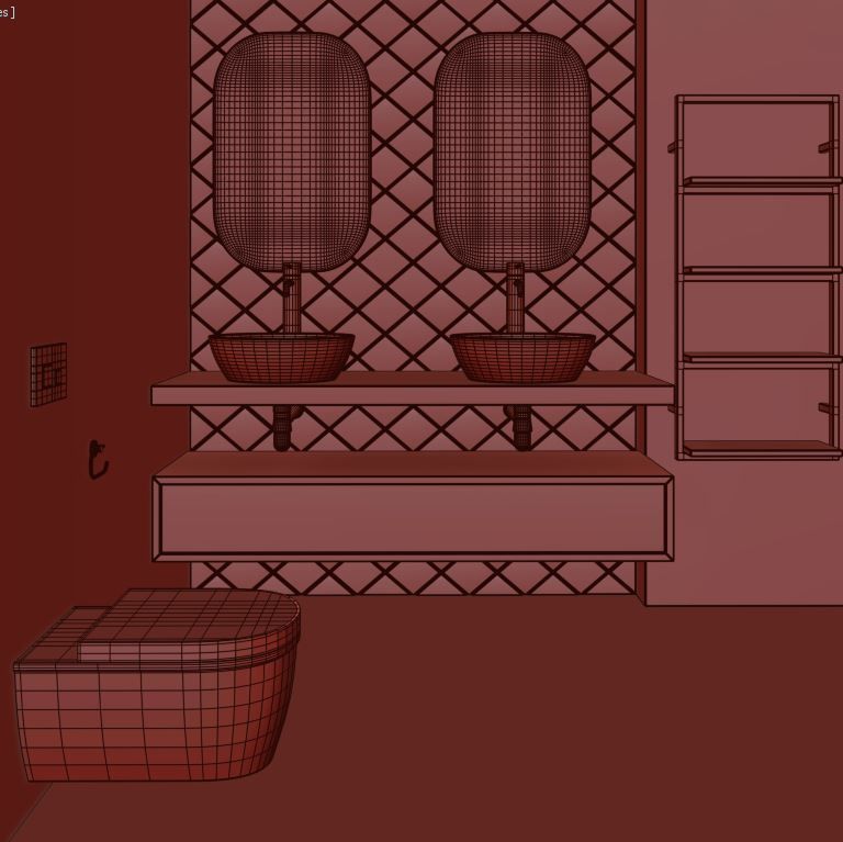 bathroom set 15 3D model_3