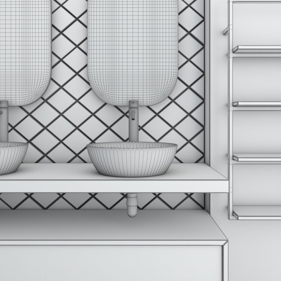 bathroom set 15 3D model_5