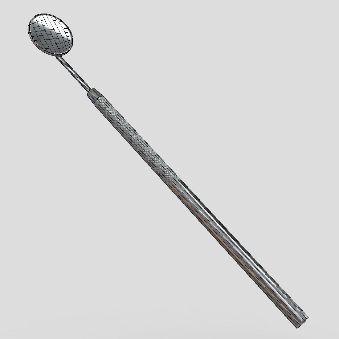 Dental Mirror Low-poly 3D model_12