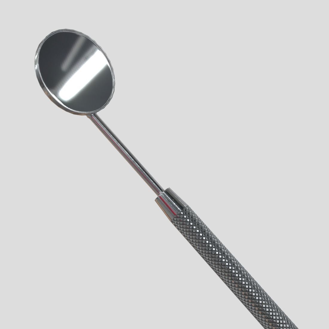 Dental Mirror Low-poly 3D model_13