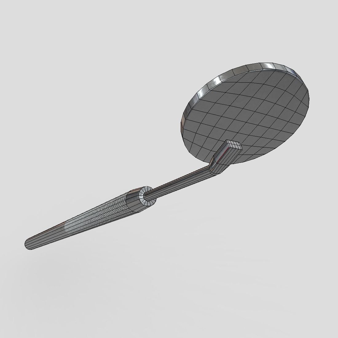 Dental Mirror Low-poly 3D model_8