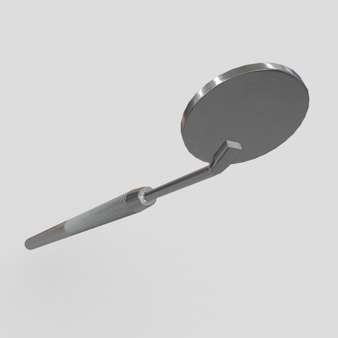 Dental Mirror Low-poly 3D model_7