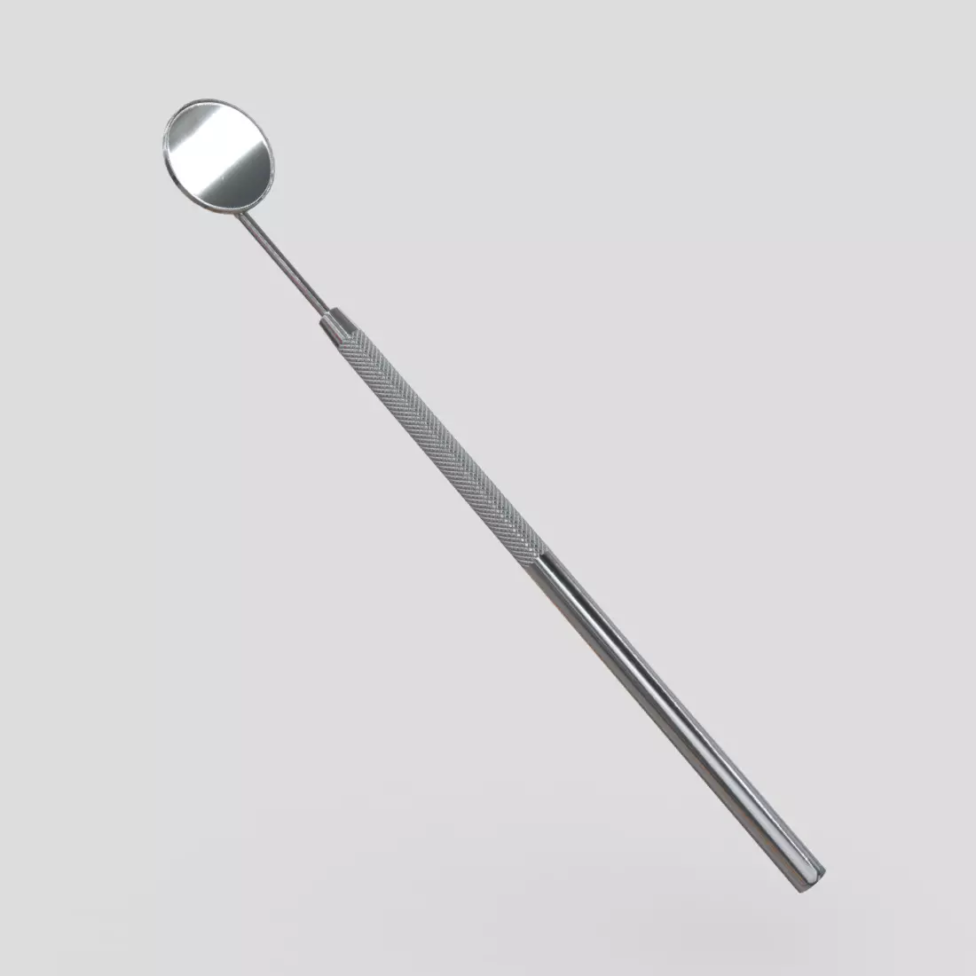 Dental Mirror Low-poly 3D model_0